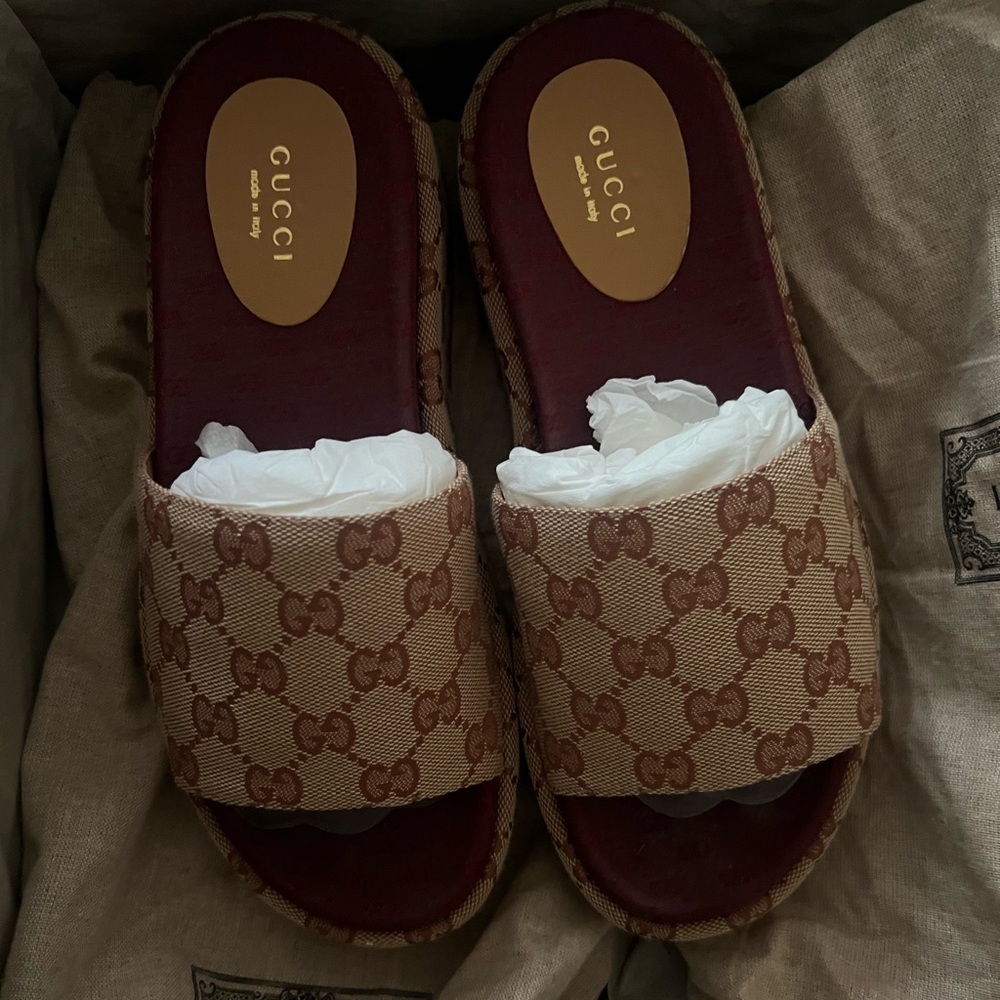 Gucci Platform Sandals Authentic. - image 2